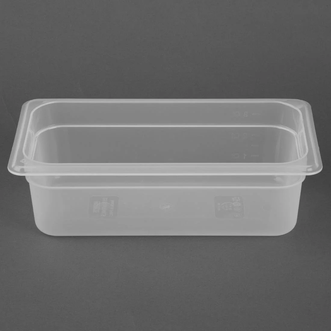 Nisbets Essentials Polypropylene 1/3 Gastronorm Container 100mm - Image 5