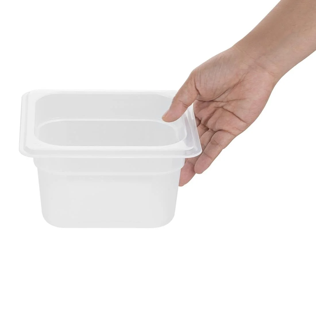 Nisbets Essentials Polypropylene 1/6 Gastronorm Container 100mm - Image 4