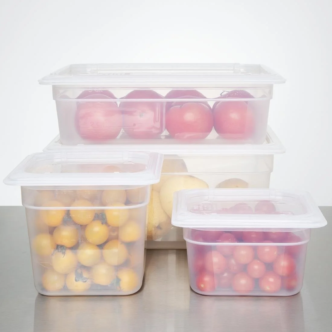 Nisbets Essentials Polypropylene 1/6 Gastronorm Container 150mm - Image 7