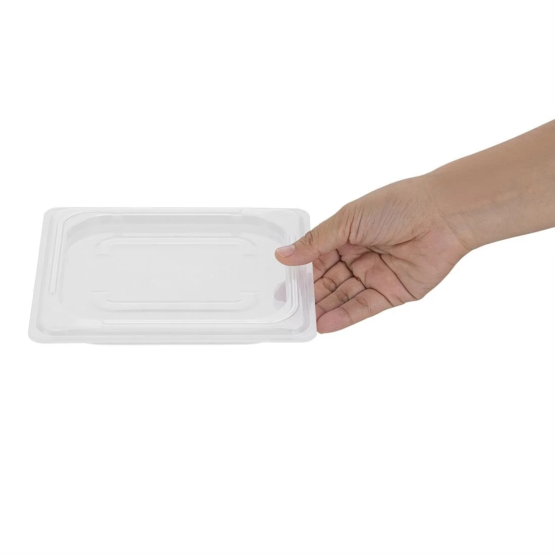 Nisbets Essentials Polypropylene Gastronorm Lid 1/6 - Image 3