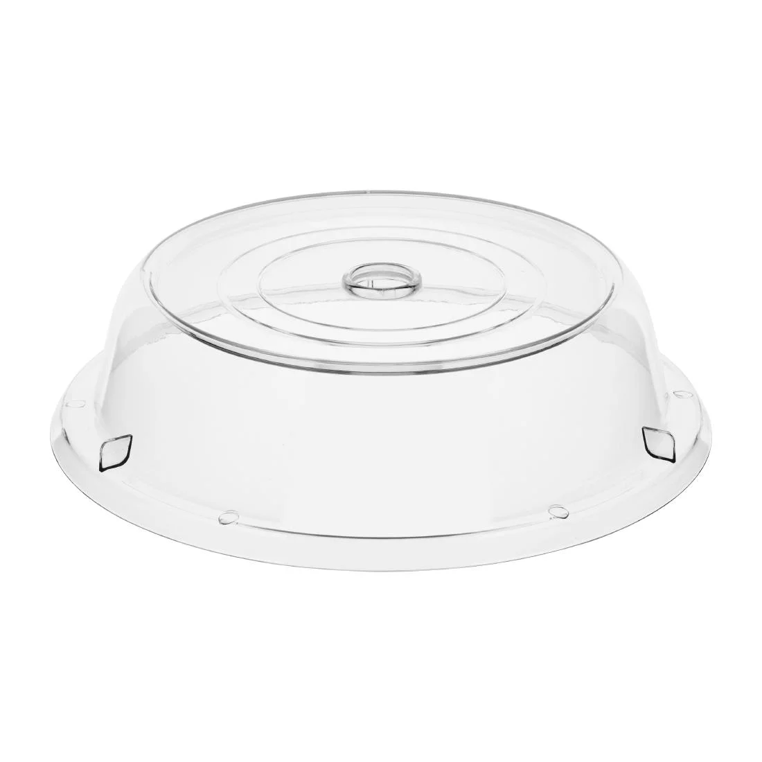 Vogue Polycarbonate Round Plate Cover 254mm - Image 1