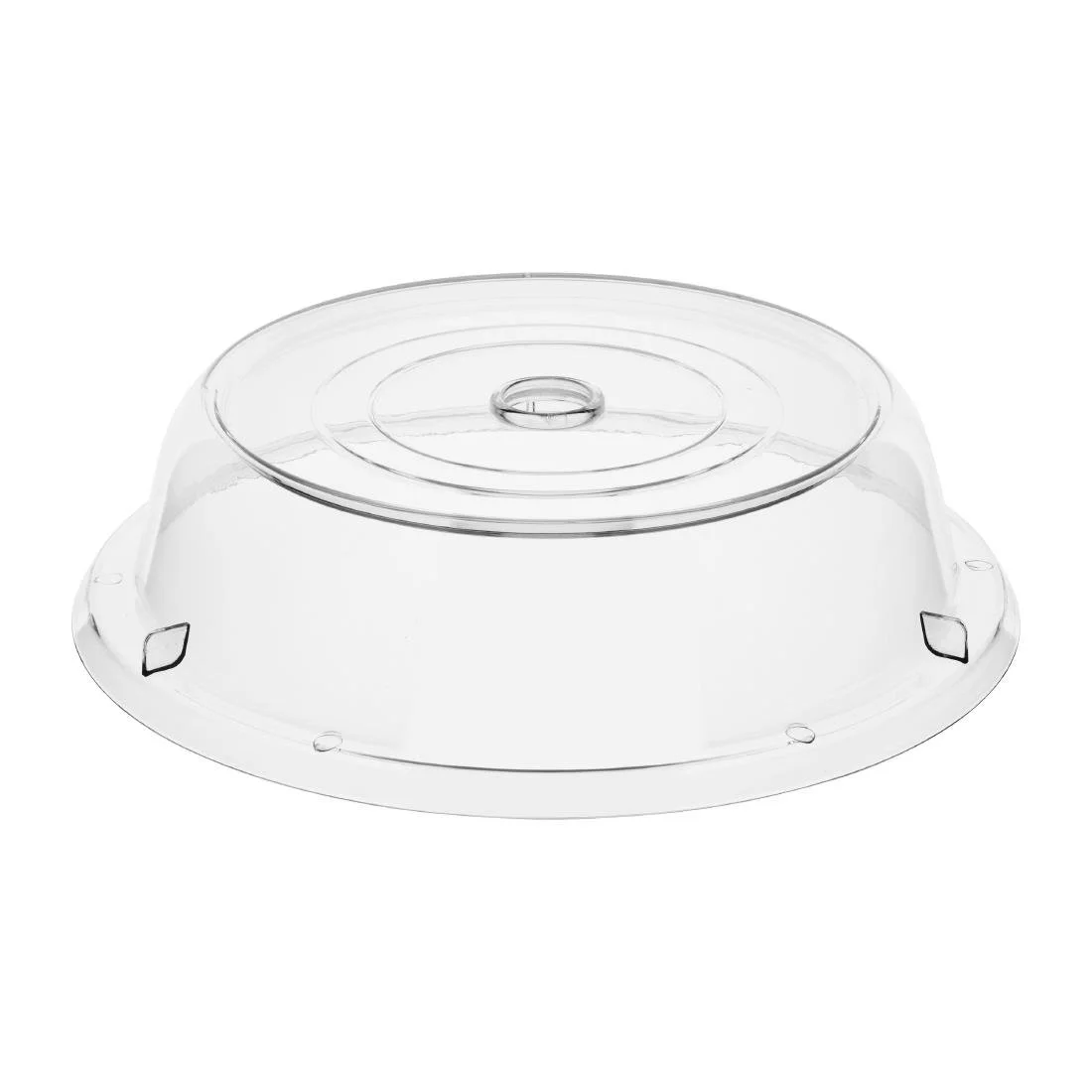 Vogue Polycarbonate Round Plate Cover 254mm - Image 1