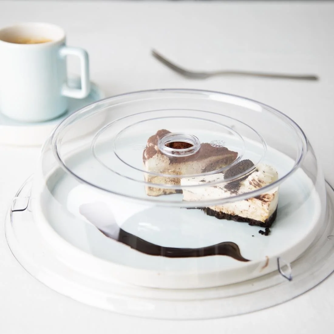 Vogue Polycarbonate Round Plate Cover 254mm - Image 4