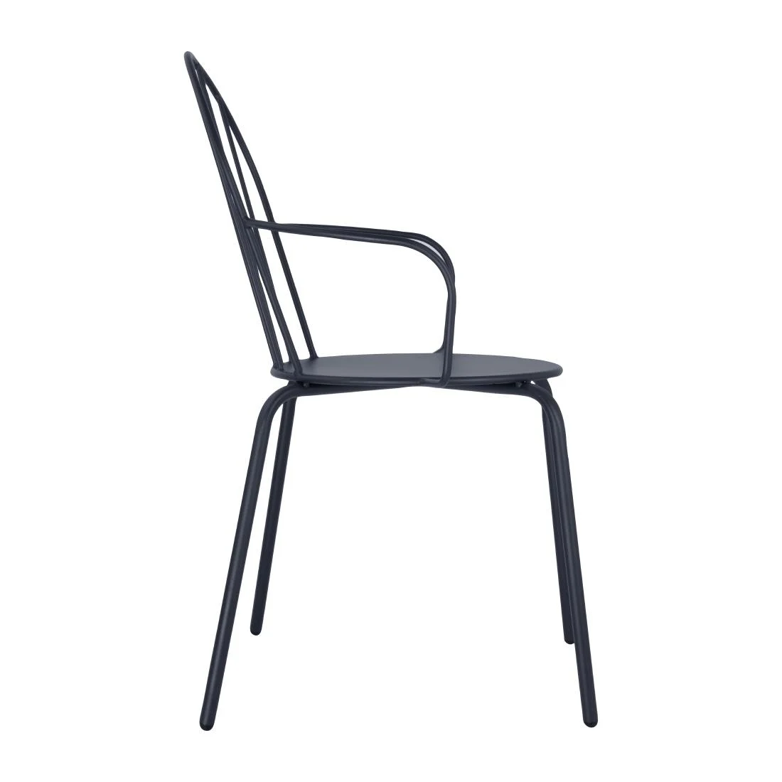 Bolero Adeline Arm Chairs Slate Blue (4 Pack) - Image 2