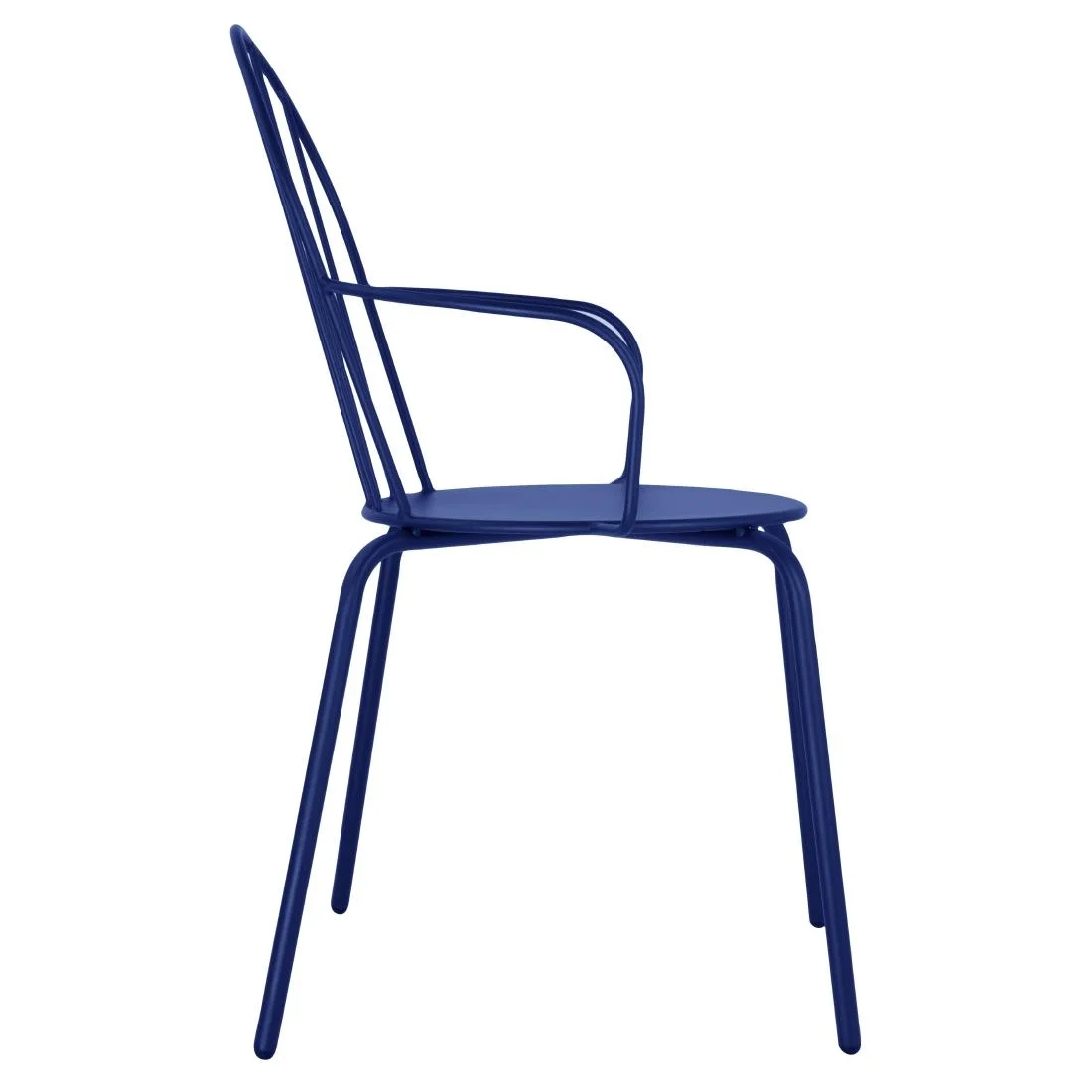 Bolero Adeline Arm Chairs Dark Navy (4 Pack) - Image 2
