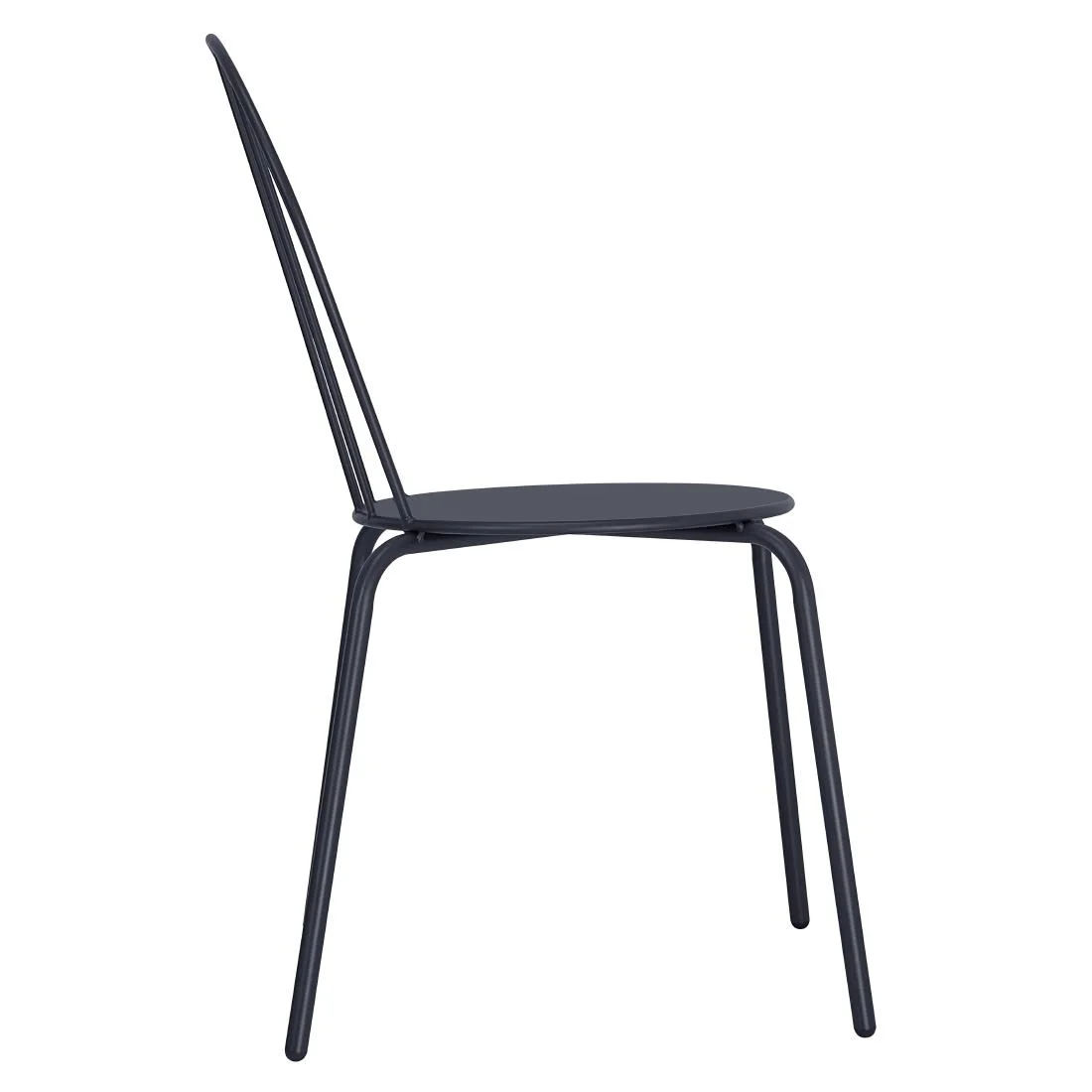 Bolero Adeline Side Chairs Slate Blue (4 Pack) - Image 2