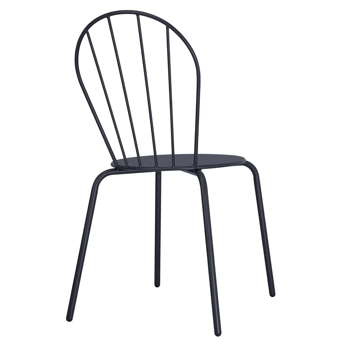 Bolero Adeline Side Chairs Slate Blue (4 Pack) - Image 3