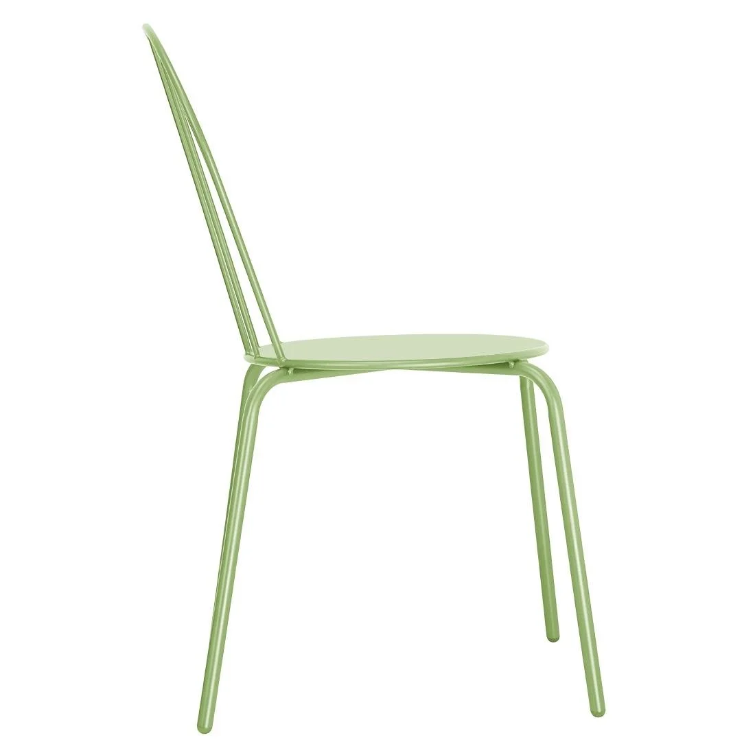 Bolero Adeline Side Chair Light Green (4 Pack) - Image 2