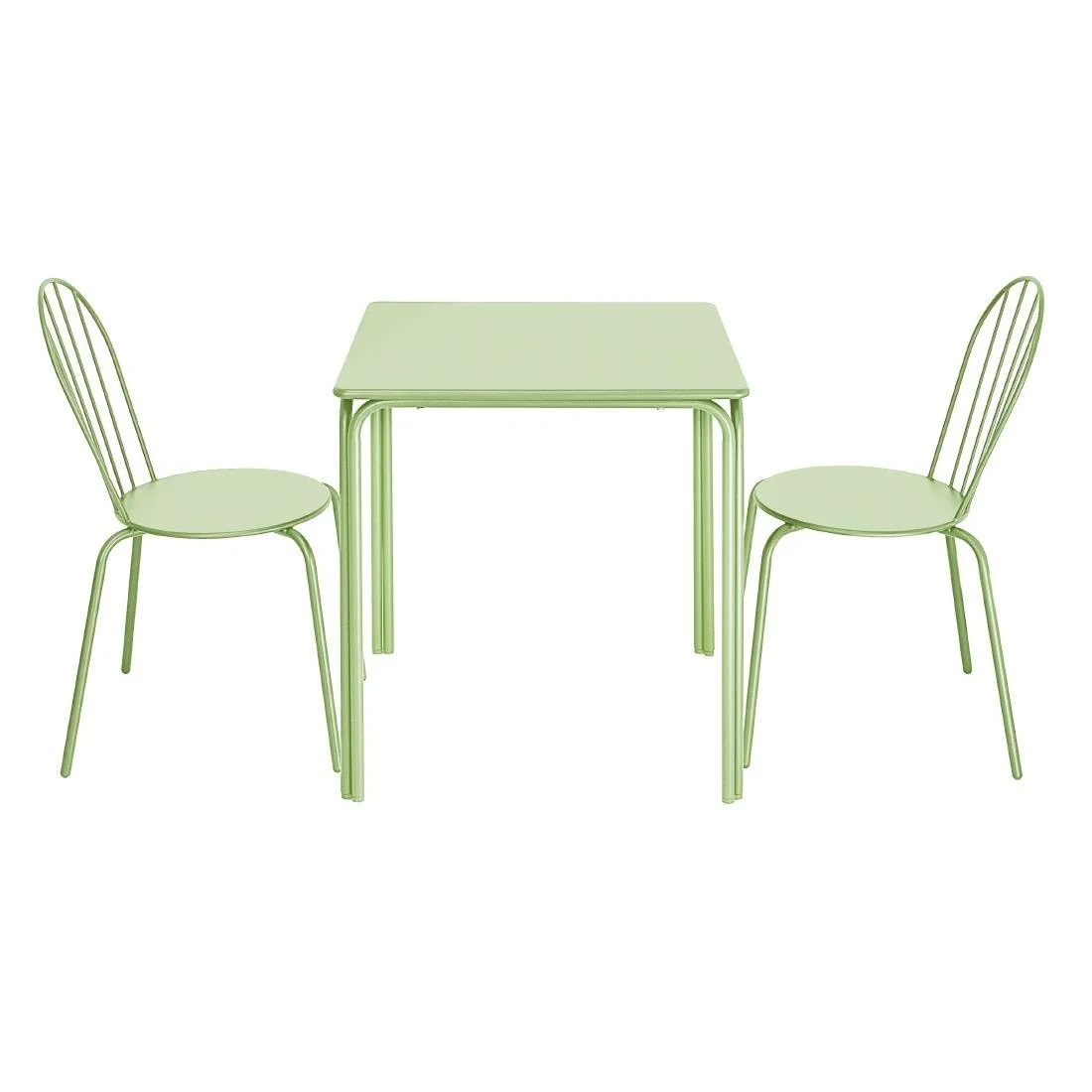 Bolero Adeline Side Chair Light Green (4 Pack) - Image 4