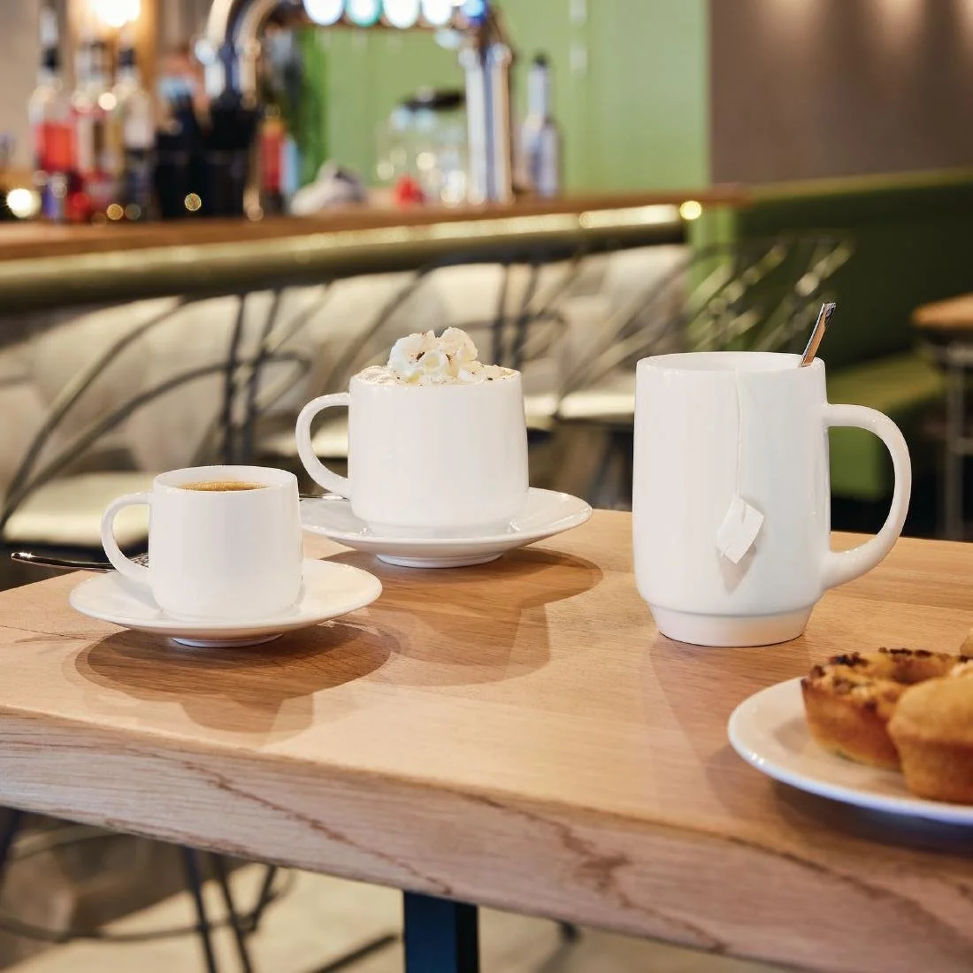 Arcoroc Intensity White Baril Cups 90ml (24 Pack) - Image 4