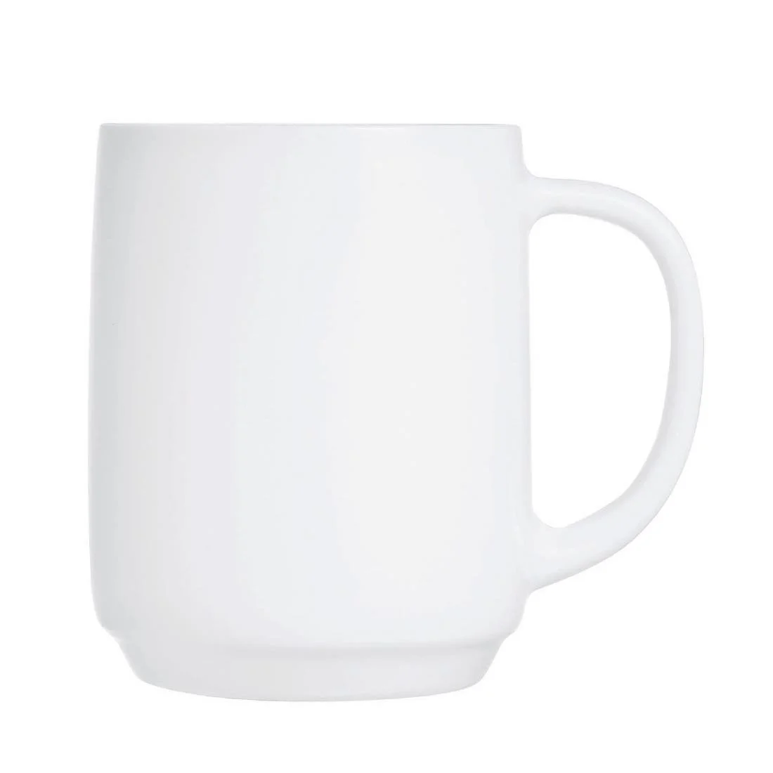 Arcoroc Intensity White Baril Mugs 290ml (24 Pack) - Image 1