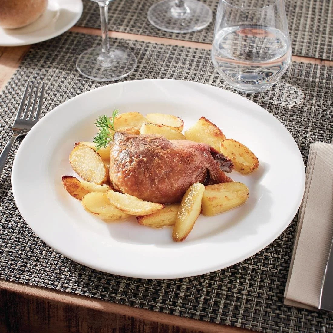 Arcoroc Intensity White Plates 255mm (12 Pack) - Image 4