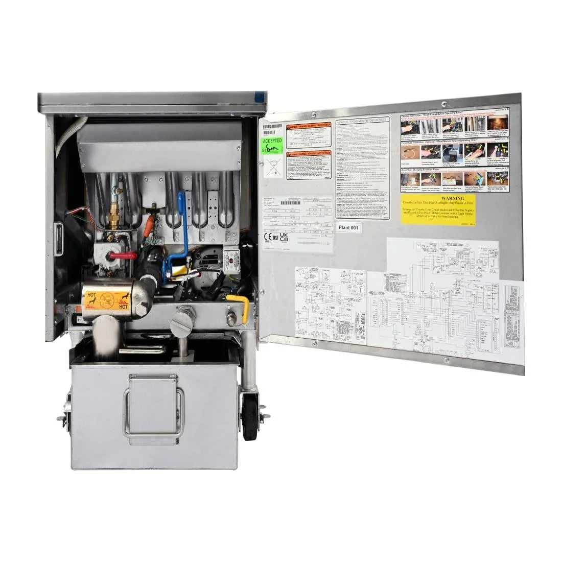 Pitco Solstice Gas Rack Fryer with SoloFilter - Image 3