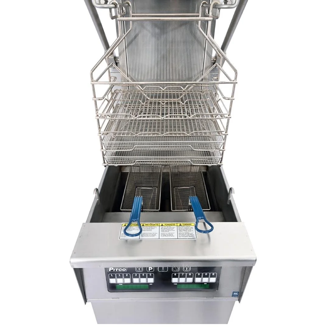 Pitco Solstice Gas Rack Fryer with SoloFilter - Image 7