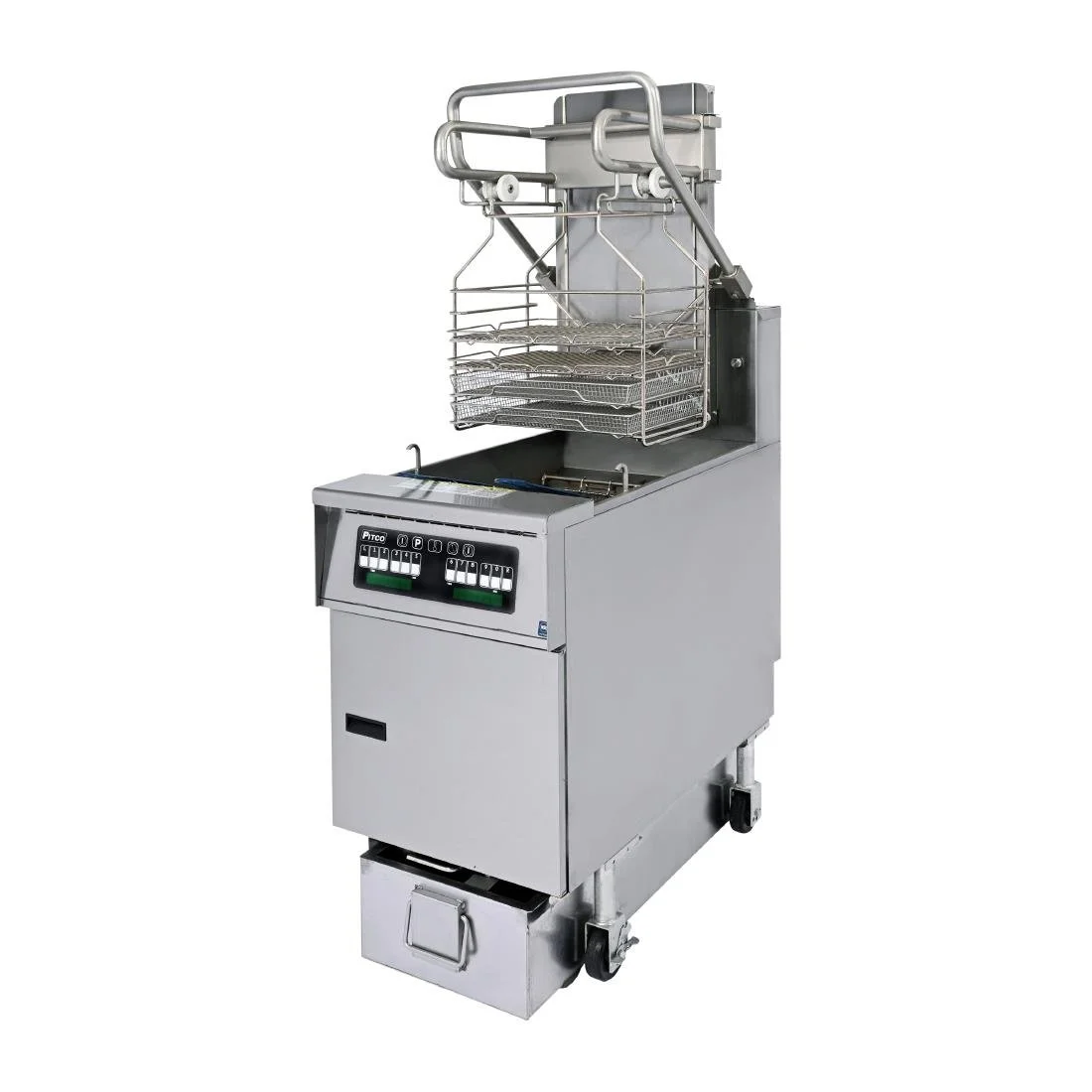 Pitco Solstice Gas Rack Fryer with SoloFilter - Image 8