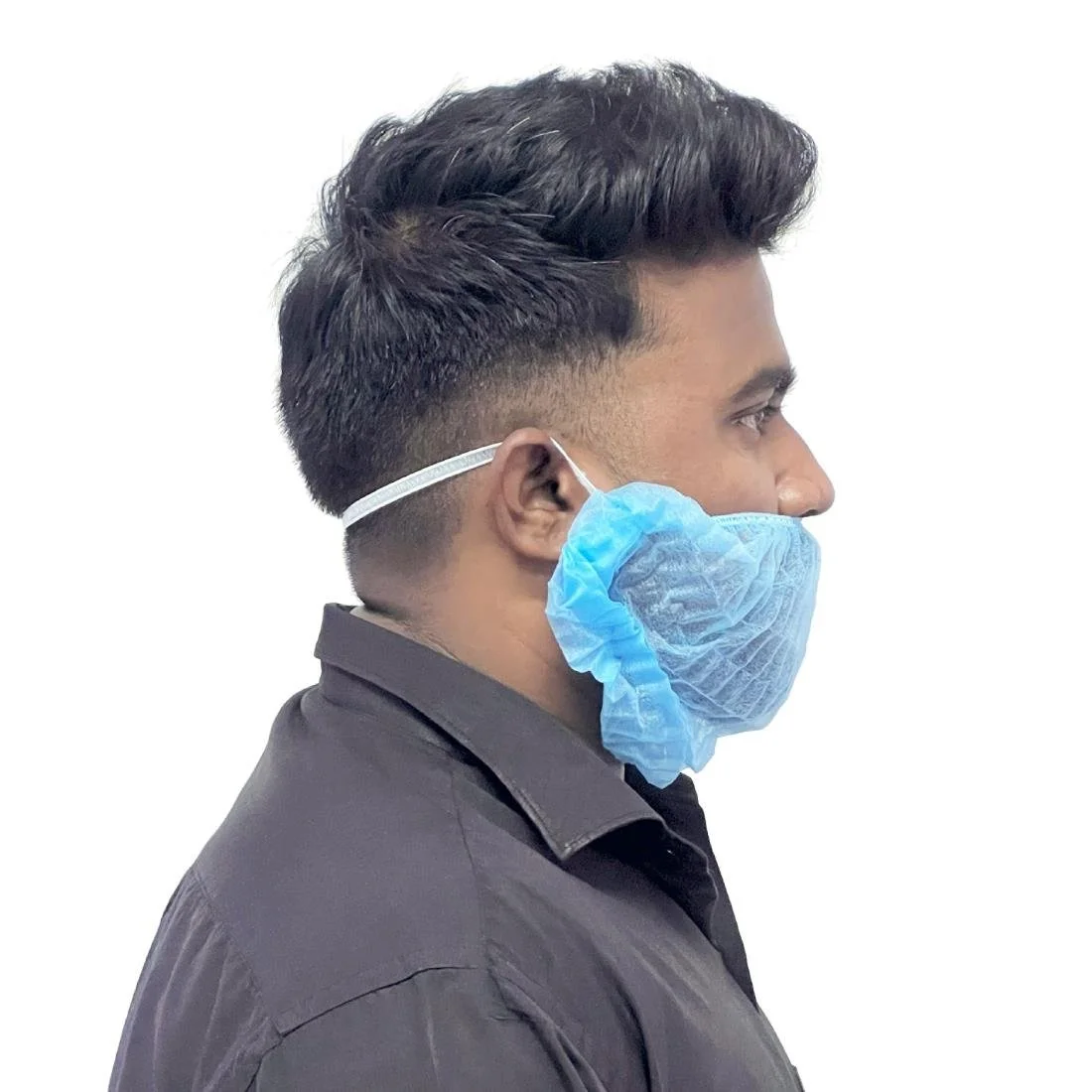 Hygiplas Beard Snoods - Blue (50 Pack) - Image 5