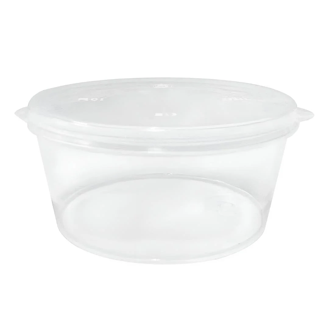 Fiesta Recyclable Portion Pots with Lids 25ml (50 Pack) - Image 1