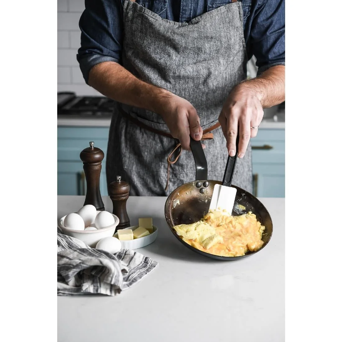 De Buyer Mineral B Omelette Frying Pan 24cm - Image 2