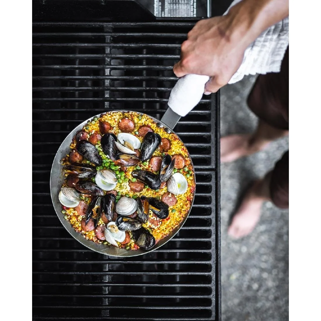 De Buyer Mineral B Steel Steak Frying Pan 24cm - Image 4