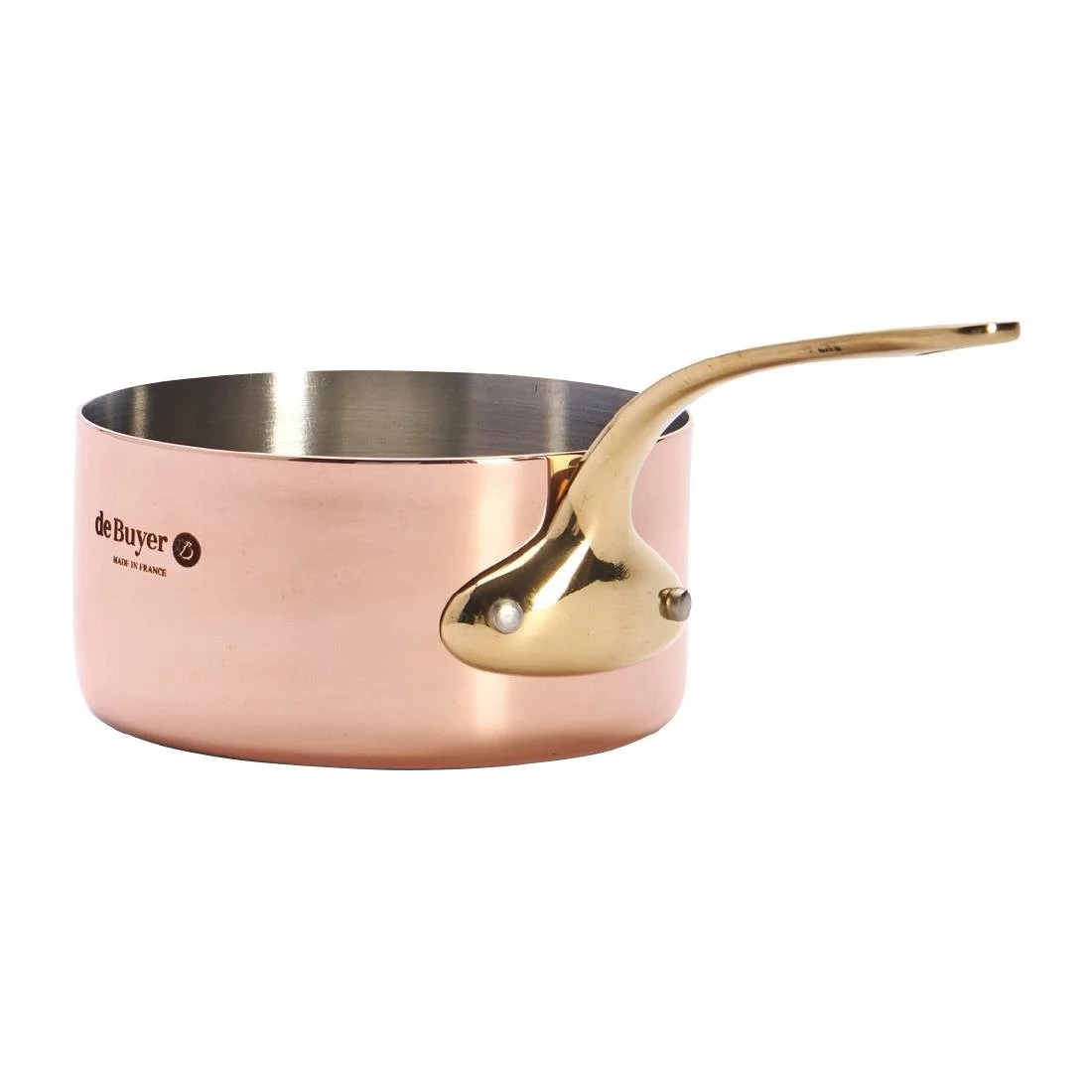 De Buyer Inocuivre Mini Saucepan with Brass Handle 9cm - Image 6