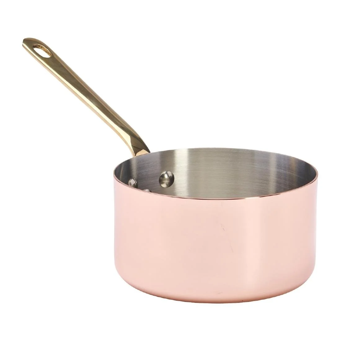 De Buyer Inocuivre Saucepan with Brass Handle 14cm - Image 2