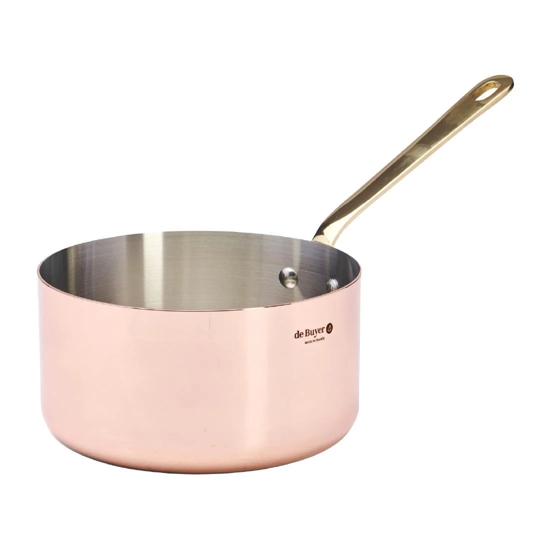 De Buyer Inocuivre Saucepan with Brass Handle 18cm - Image 1