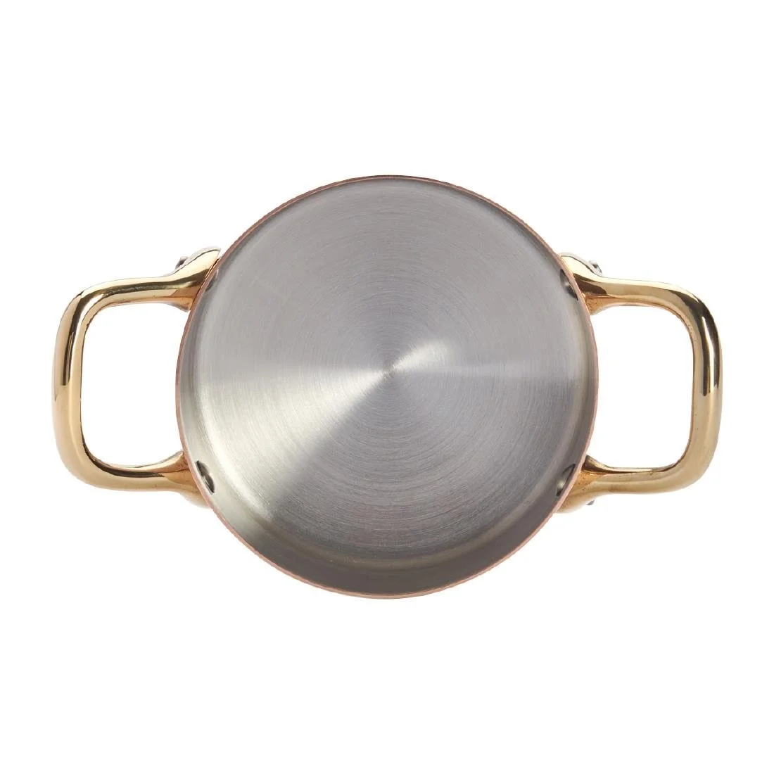 De Buyer Inocuivre Mini Saucepan with Brass Handles 10cm - Image 4
