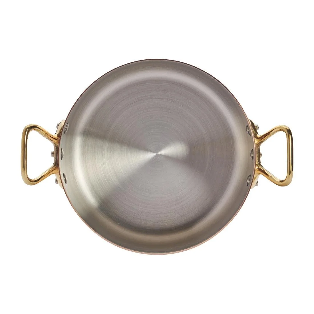 De Buyer Inocuivre Round Stewpan with Lid Brass 20cm - Image 4