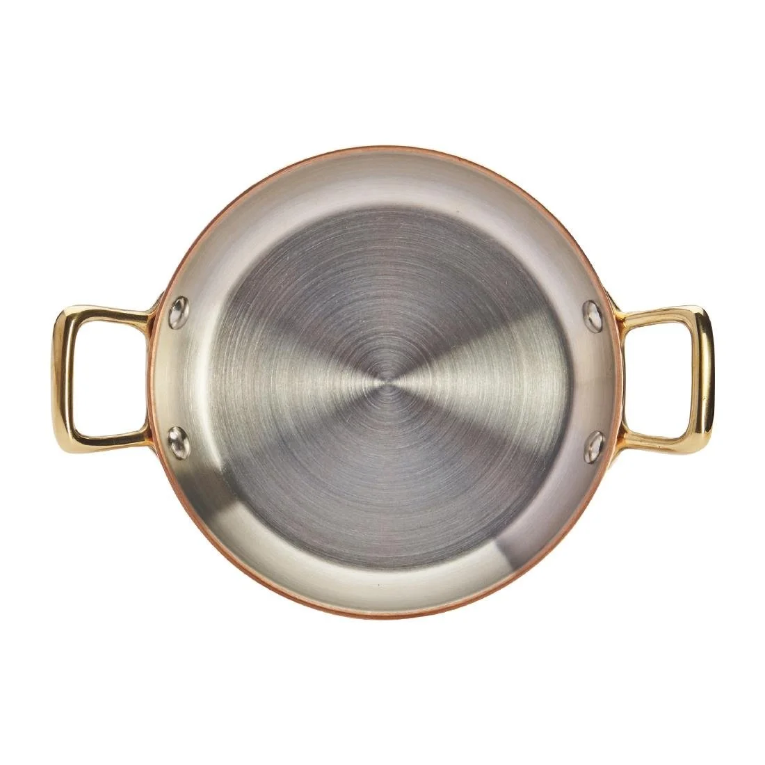 De Buyer Inocuivre Round Dish with Brass Handles 12cm - Image 9