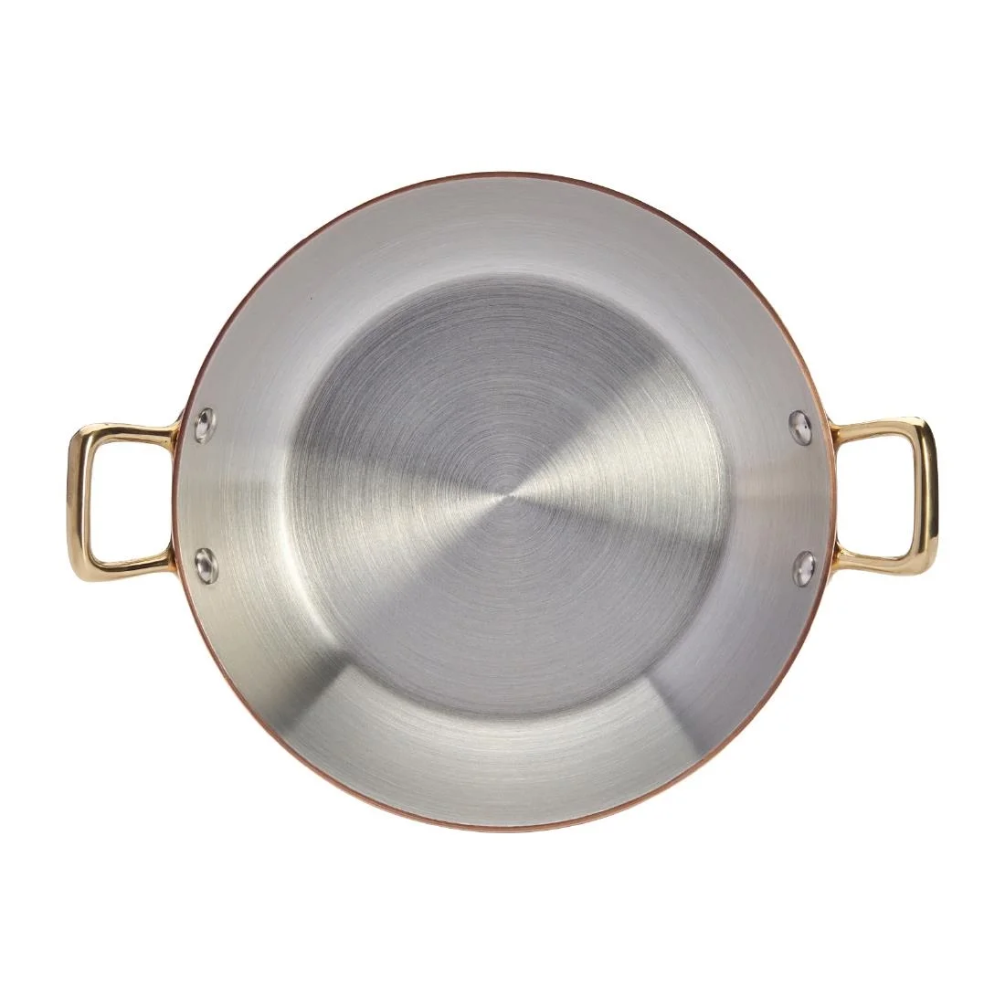 De Buyer Inocuivre Round Dish with Brass Handles 16cm - Image 7