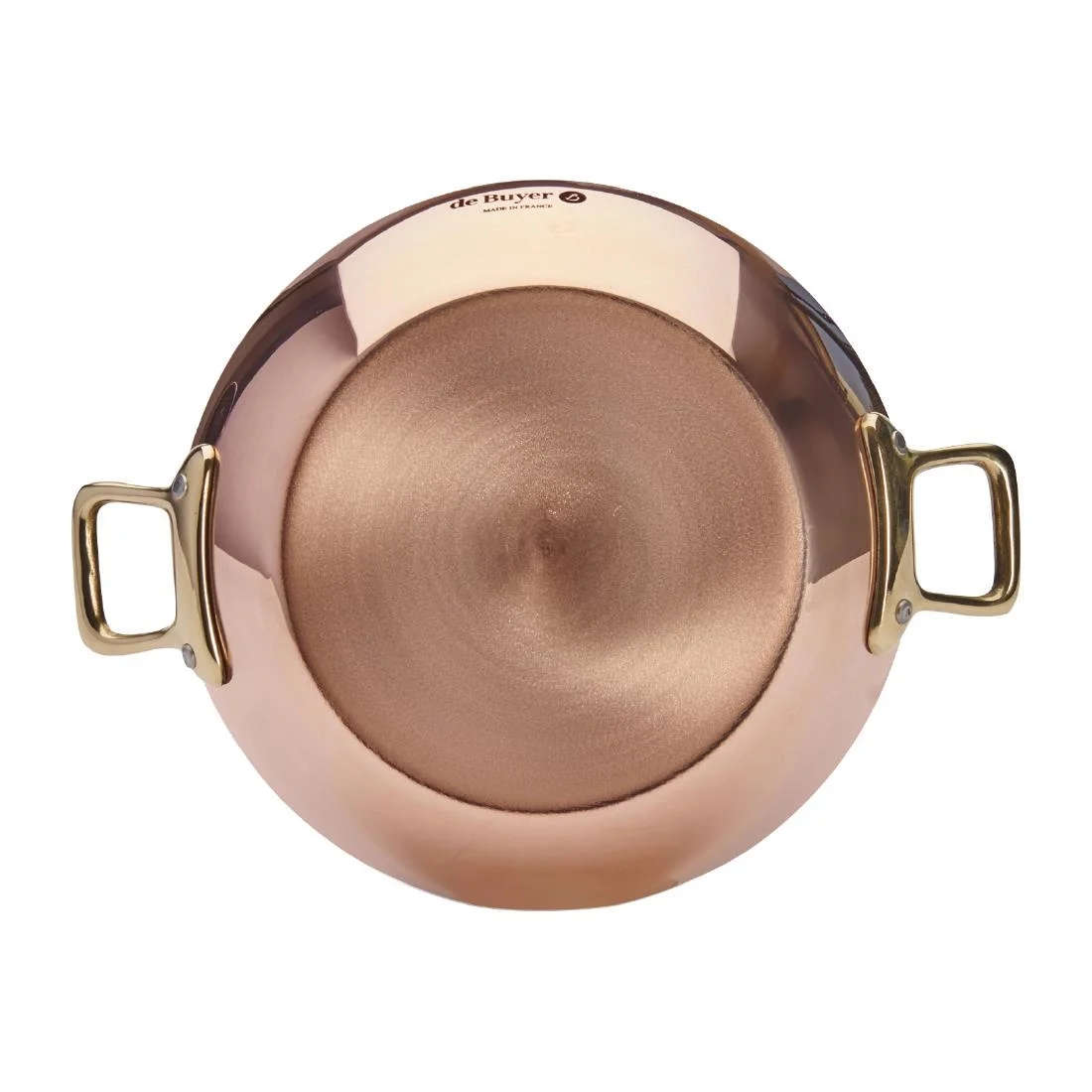 De Buyer Inocuivre Round Dish with Brass Handles 16cm - Image 8