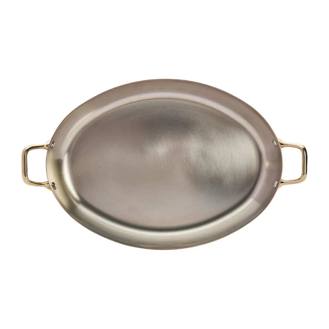 De Buyer Inocuivre Oval Dish with Brass Handles 36cm - Image 4