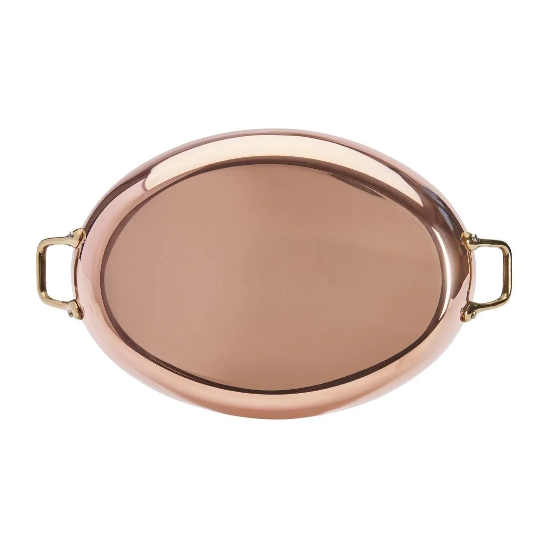 De Buyer Inocuivre Oval Dish with Brass Handles 36cm - Image 5