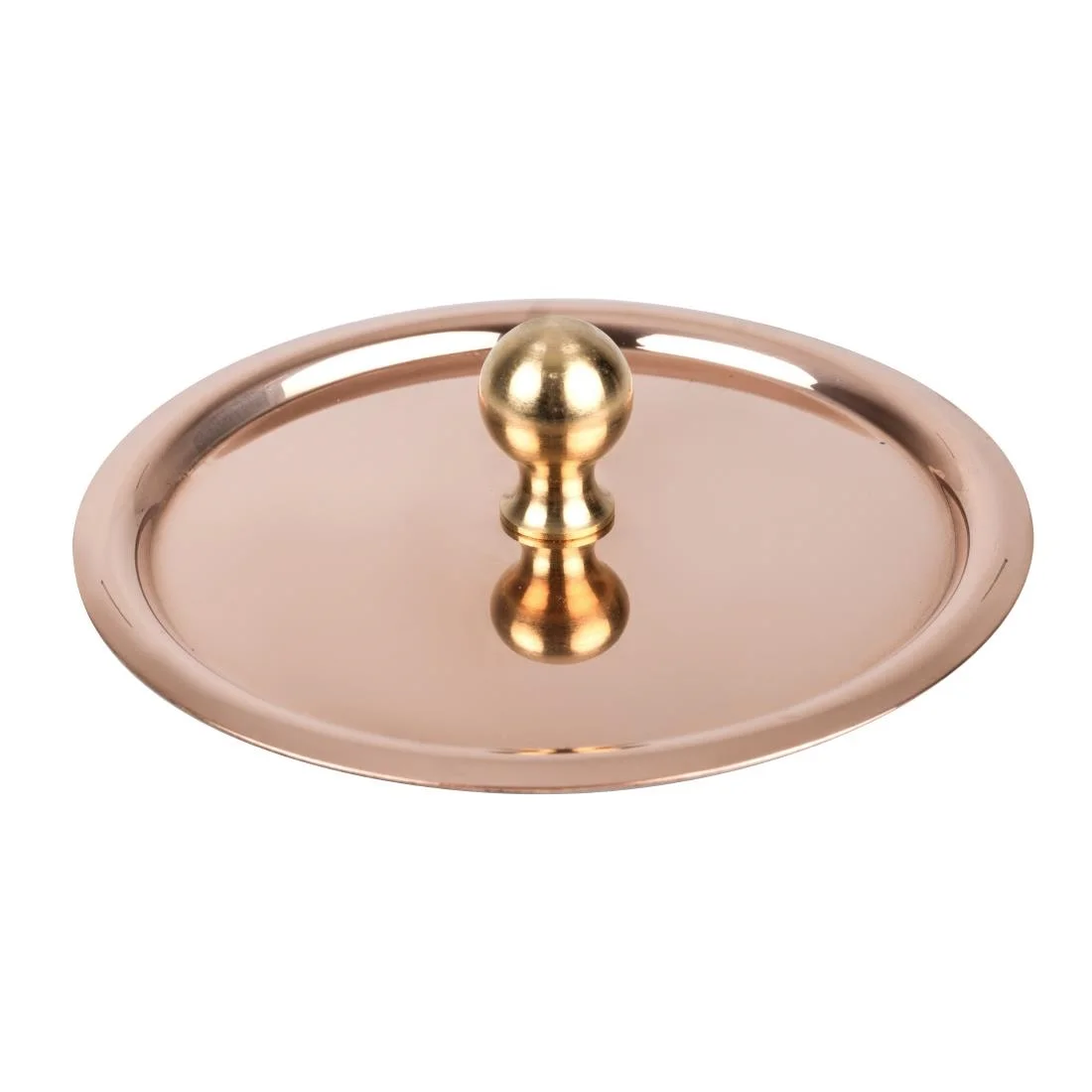 De Buyer Inocuivre Lid with Brass Handle 9cm - Image 2