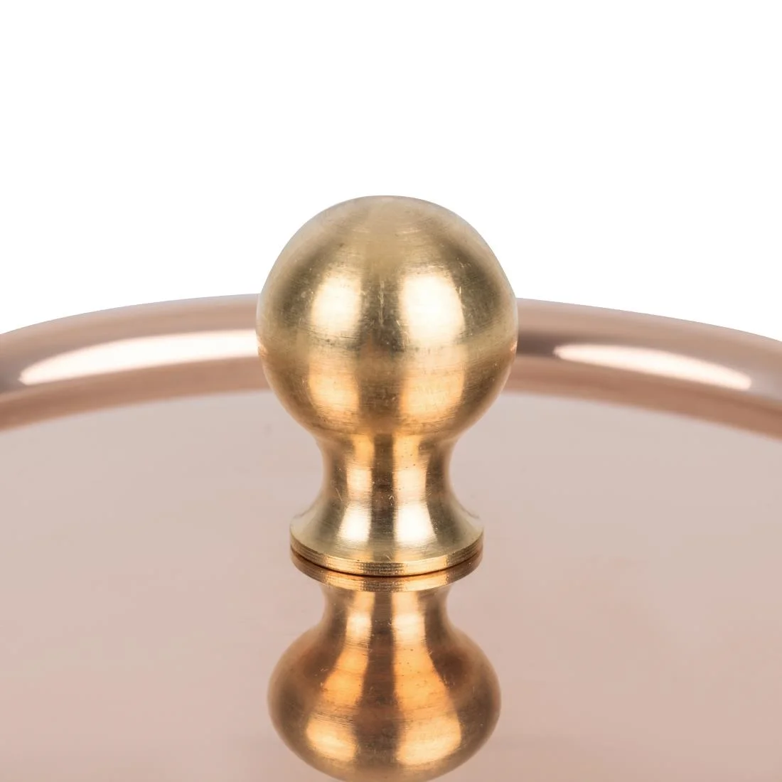 De Buyer Inocuivre Lid with Brass Handle 9cm - Image 4