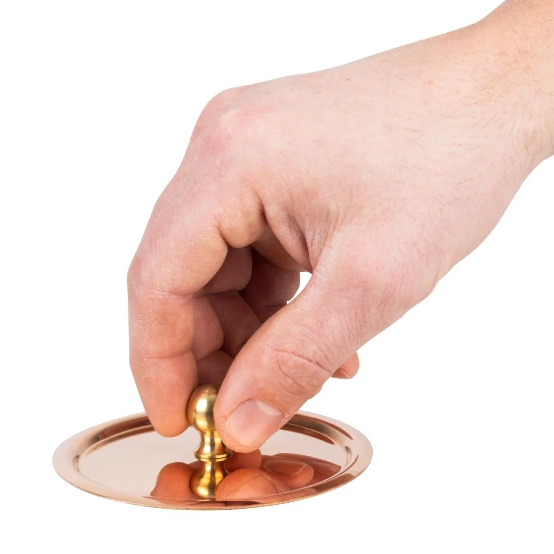 De Buyer Inocuivre Lid with Brass Handle 9cm - Image 5