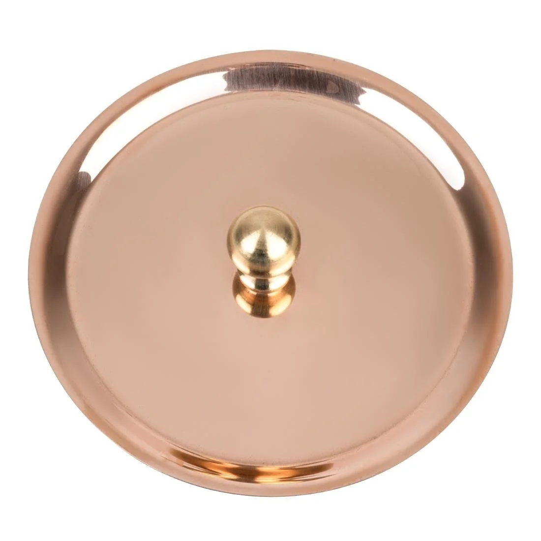 De Buyer Inocuivre Lid with Brass Handle 10cm - Image 1