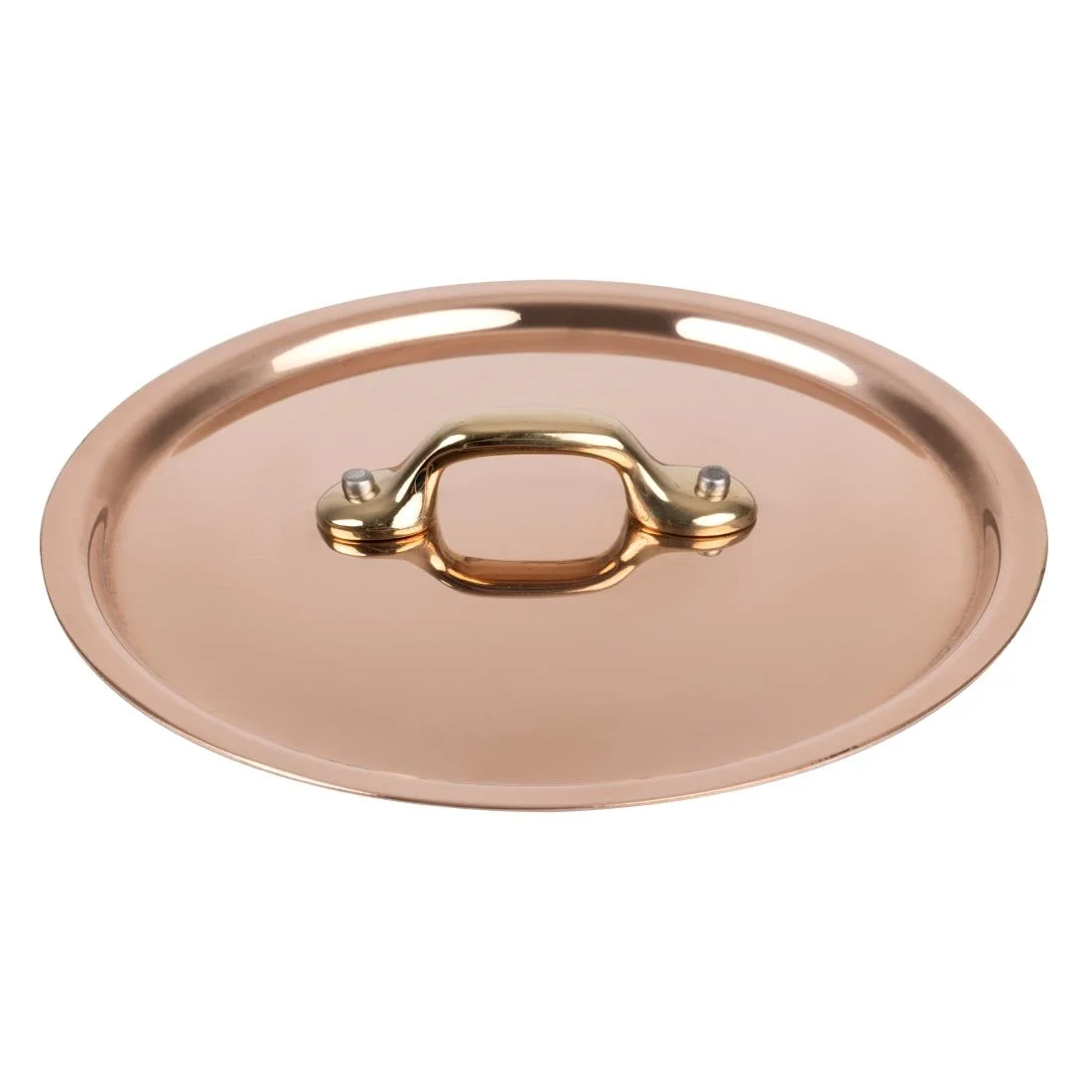 De Buyer Inocuivre Lid with Brass Handle 14cm - Image 2