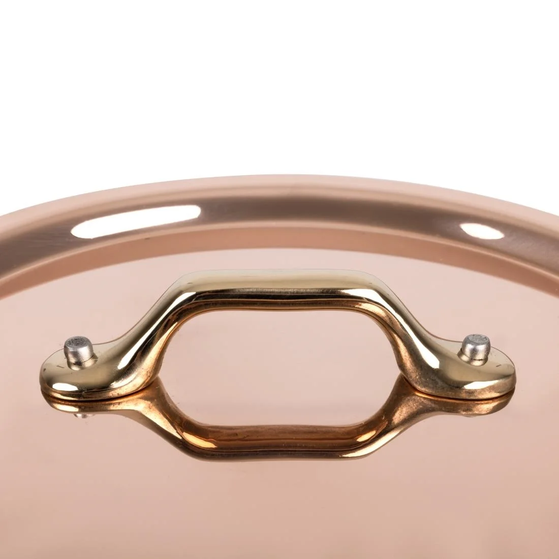 De Buyer Inocuivre Lid with Brass Handle 16cm - Image 4