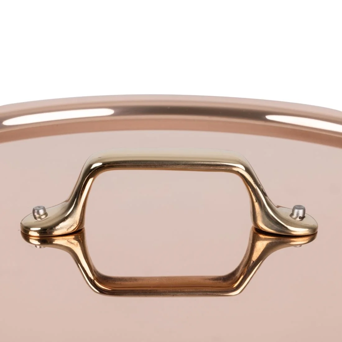 De Buyer Inocuivre Lid with Brass Handle 28cm - Image 4