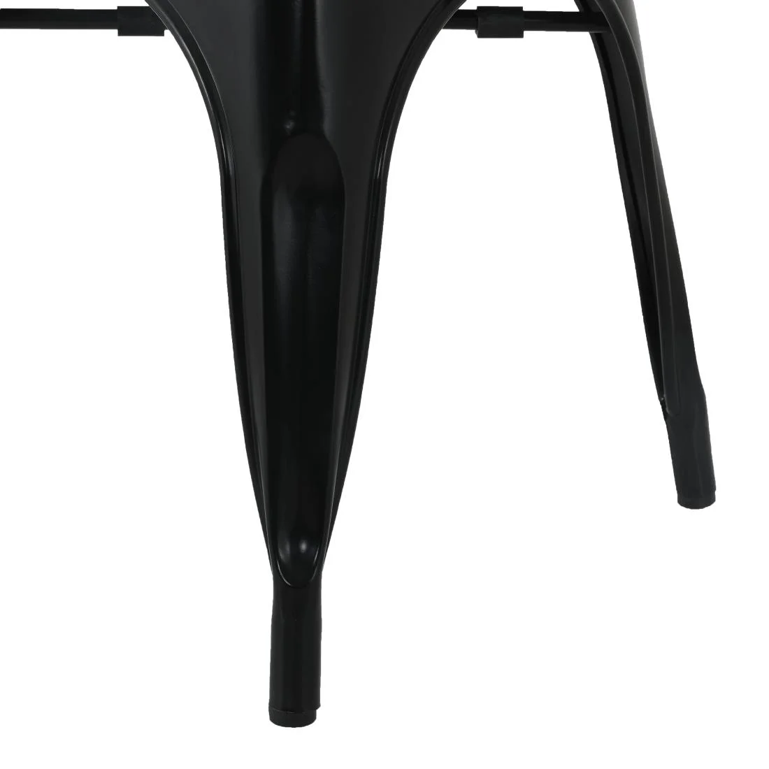 Bolero Bistro Curve Armchairs Black (4 Pack) - Image 15