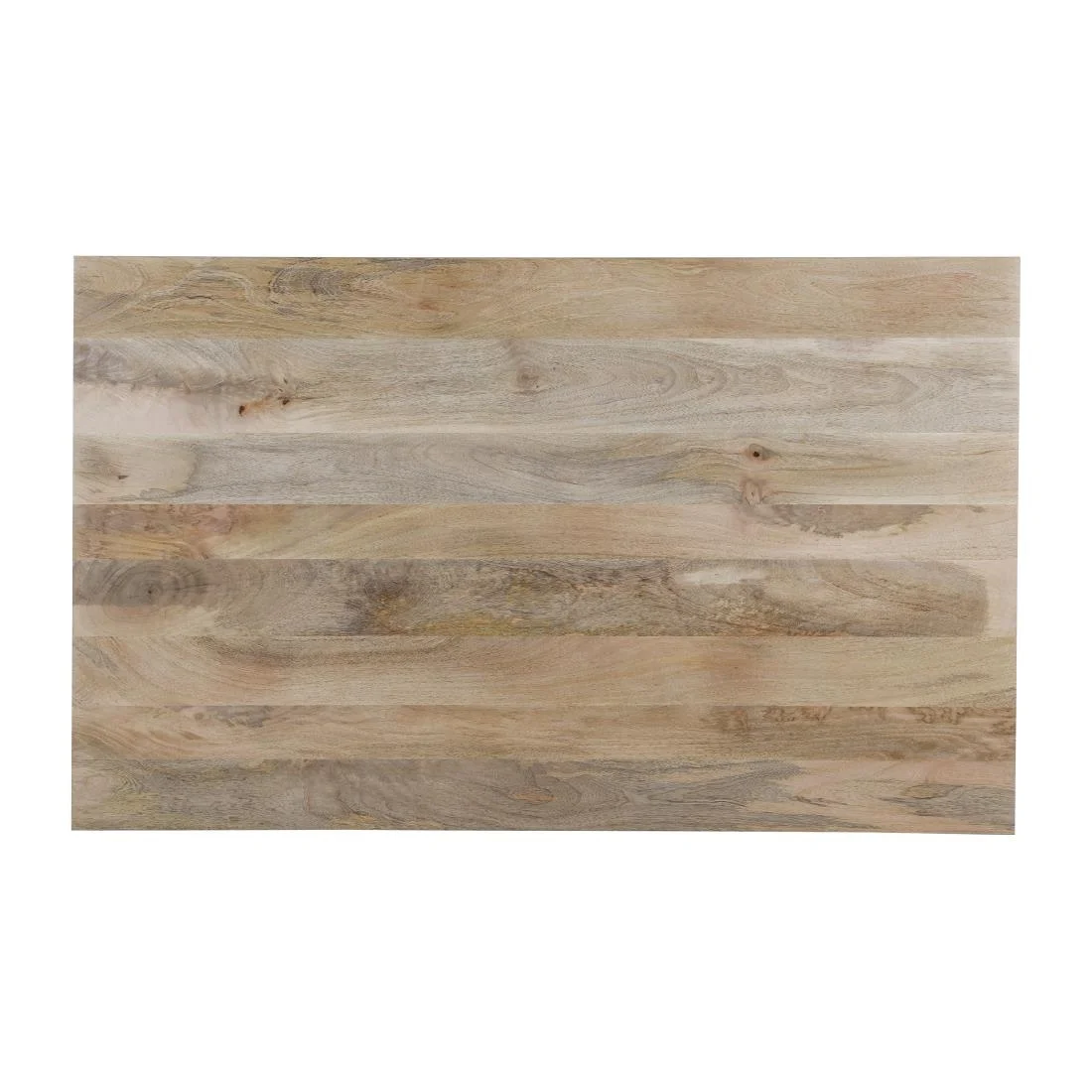Bolero Bistro Dining Table Mango Wood Top Black Frame 1450mm - Image 13