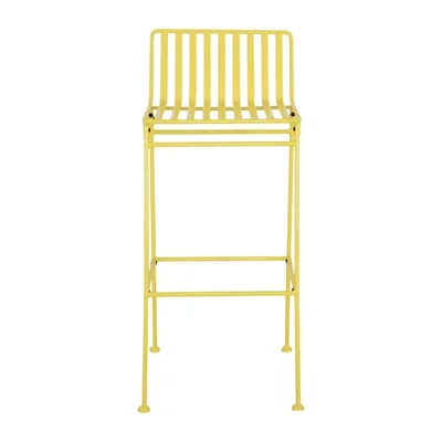 Bolero Spritz Slatted Bar Stools Limoncello Yellow (2 Pack) - Image 1