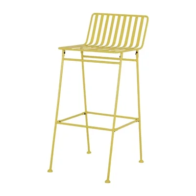 Bolero Spritz Slatted Bar Stools Limoncello Yellow (2 Pack) - Image 2
