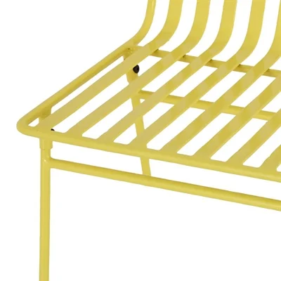 Bolero Spritz Slatted Bar Stools Limoncello Yellow (2 Pack) - Image 3