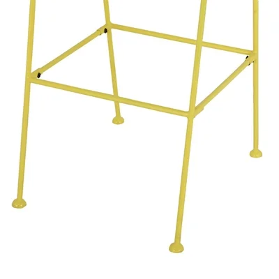Bolero Spritz Slatted Bar Stools Limoncello Yellow (2 Pack) - Image 4