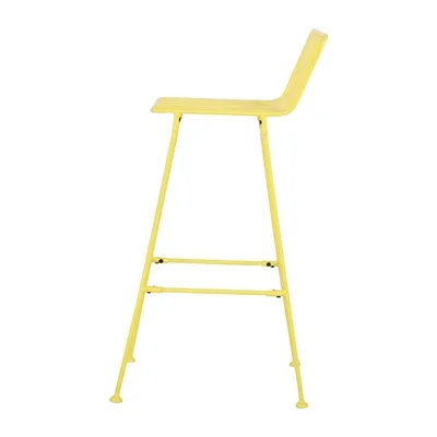 Bolero Spritz Slatted Bar Stools Limoncello Yellow (2 Pack) - Image 5