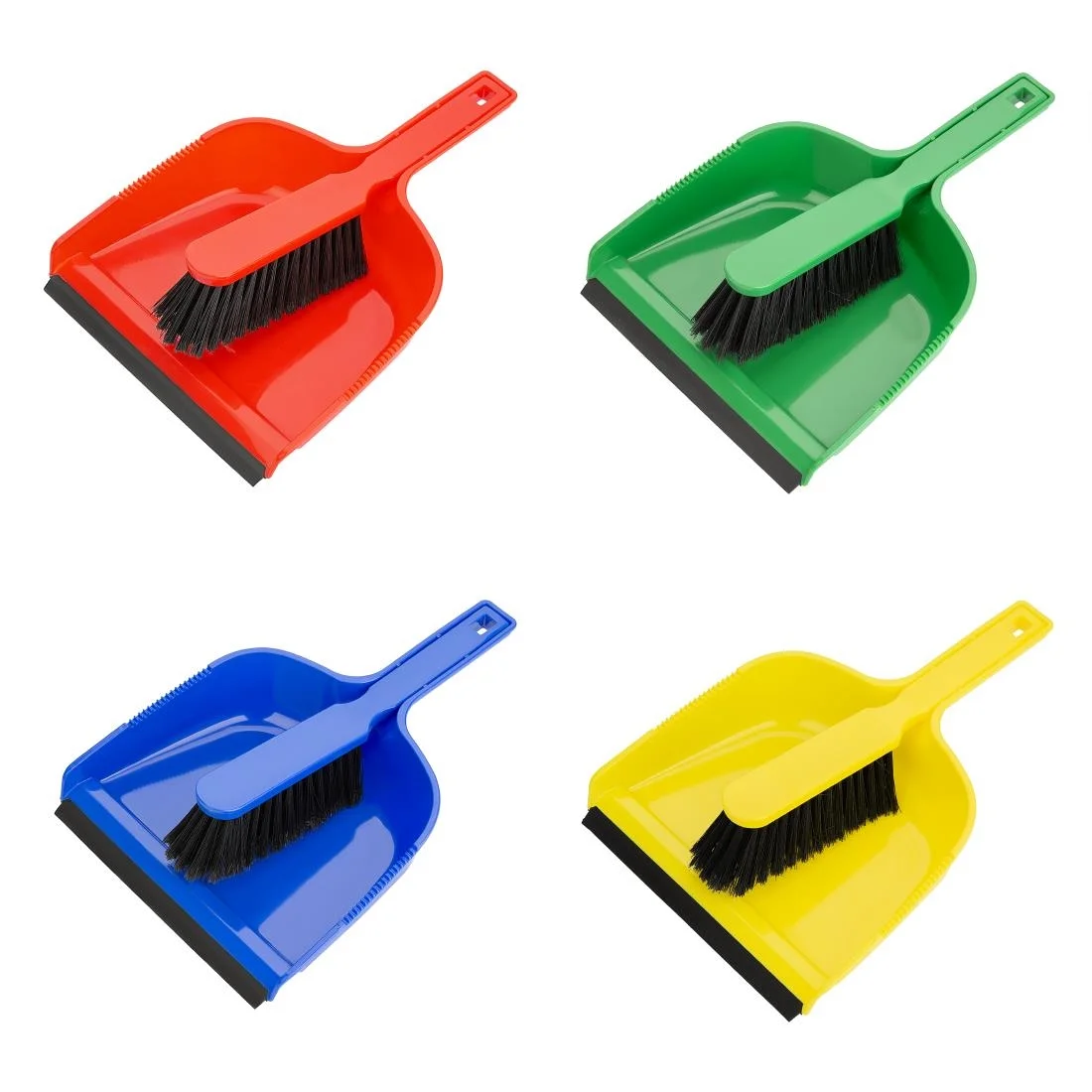 Jantex Dustpan & Brush Set - Red - Image 5