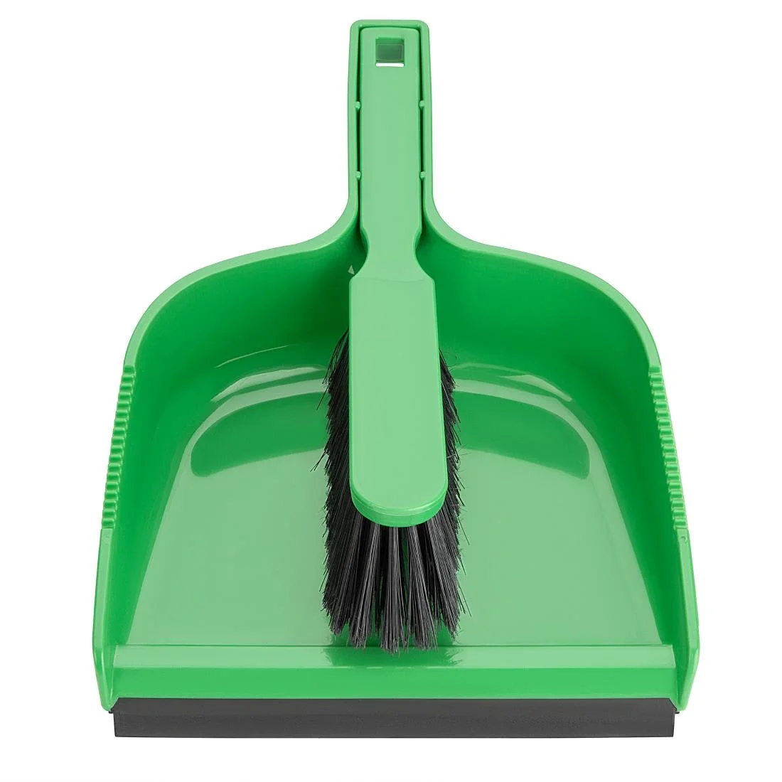 Jantex Dustpan & Brush Set - Green - Image 2