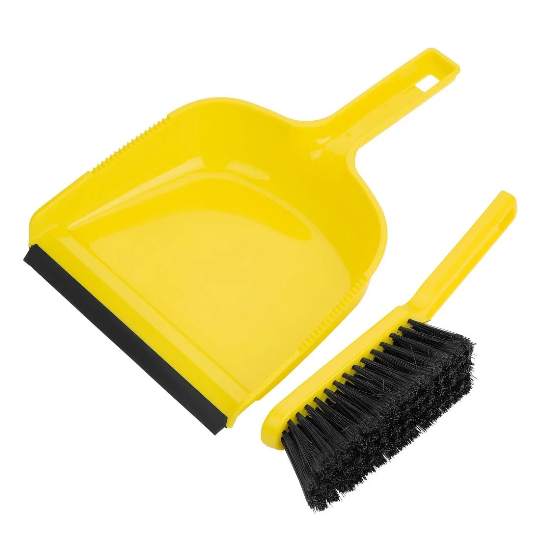 Jantex Dustpan & Brush Set - Yellow - Image 1